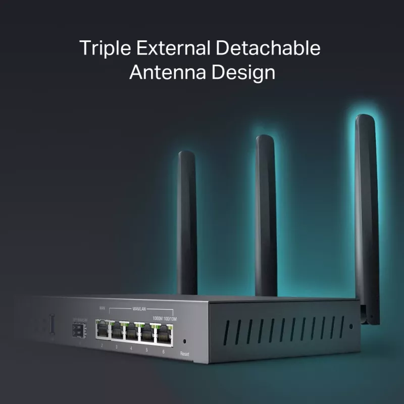 Maršrutētājs TP-Link Omada AX3000 divjoslu Wi-Fi 6