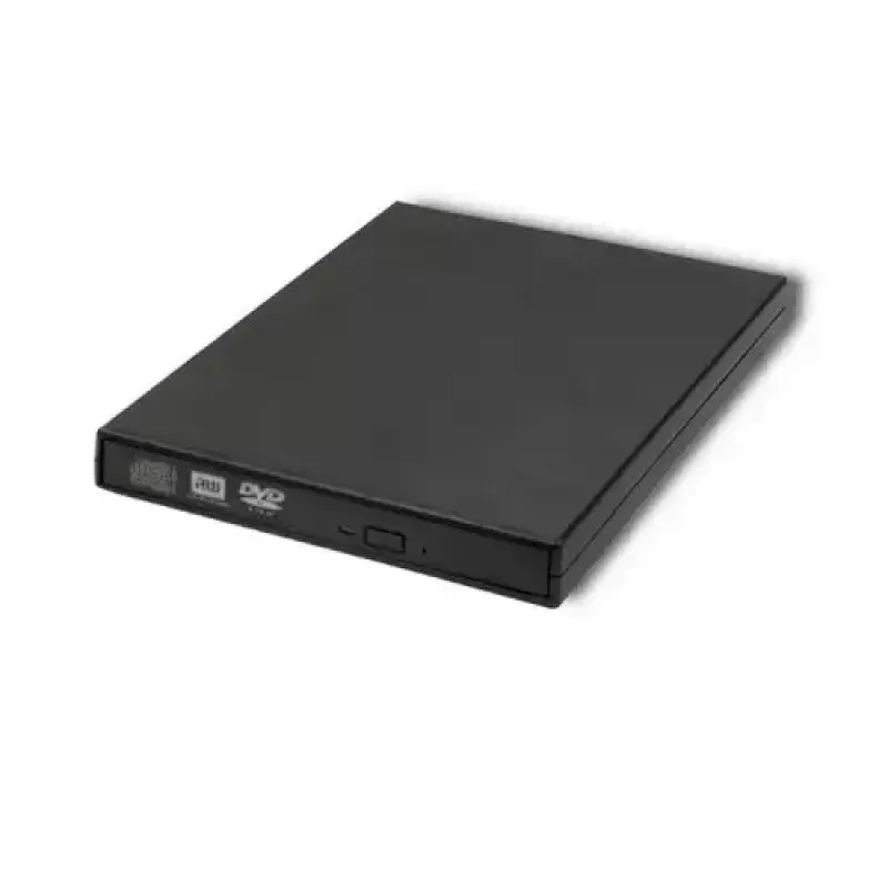 Ārējais DVD-RW optiskais diskdzinis Qoltec 51858, USB 2.0 un eSATA, ielādēšana ar paplāti, melns, 24x CD / 8x DVD