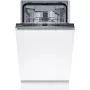 Iebūvējamā Bosch Serie 2 SPV2HMX42E trauku mazgājamā mašīna 45 cm šaura, 10 galda komplektiem, 46 dB, energoefektivitātes klase E
