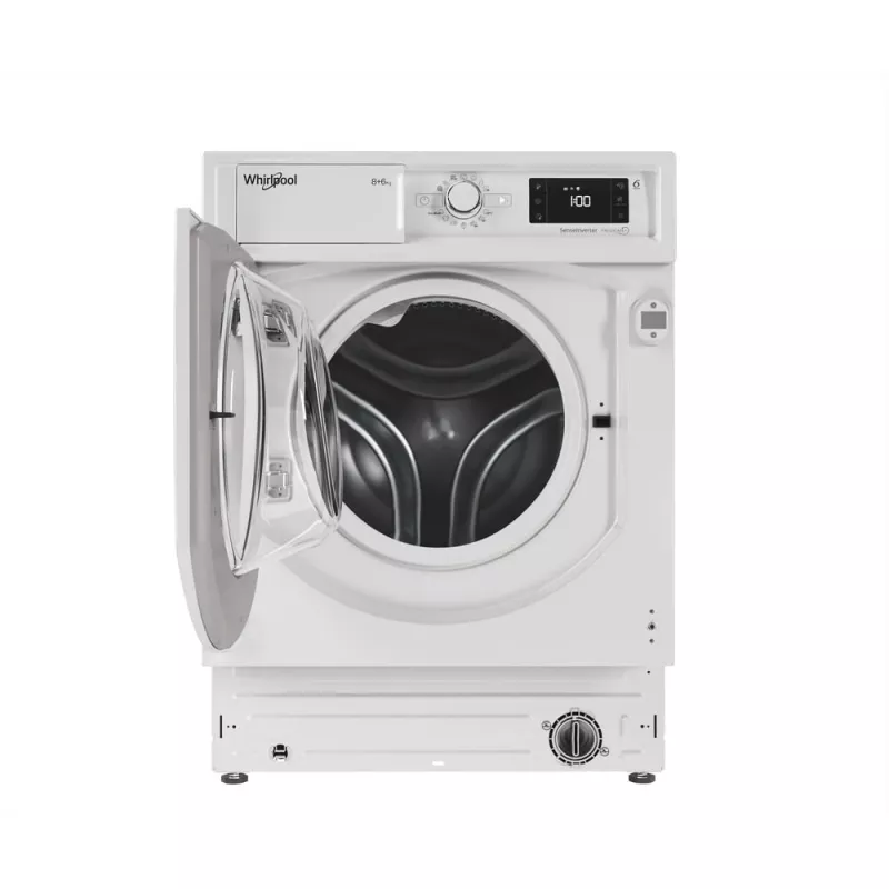 Whirlpool FreshCare BI WDWG 861485 EU veļas mazgājamā/žāvējamā mašīna Iebūvēta Priekšējā ielāde Balta