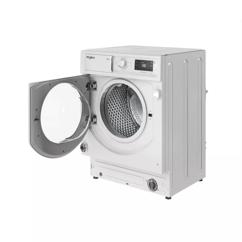 Whirlpool FreshCare BI WDWG 861485 EU veļas mazgājamā/žāvējamā mašīna Iebūvēta Priekšējā ielāde Balta