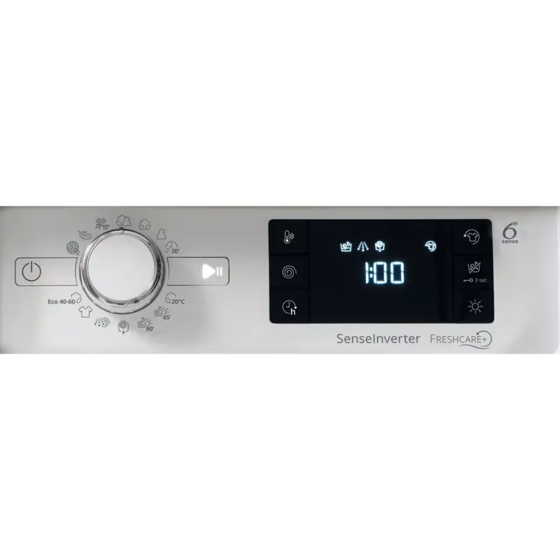 Whirlpool FreshCare BI WDWG 861485 EU veļas mazgājamā/žāvējamā mašīna Iebūvēta Priekšējā ielāde Balta