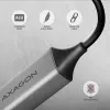 Axagon ADE-TXCA USB-C + USB-A 3.2 Gen 1 - Gigabit Ethernet adapteris, Asix AX88179