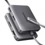 Axagon HMC-5HL USB 5 Gbps centrmezgls, 2x USB-A, HDMI 4K/60 Hz, RJ-45, PD 100 W, 20 cm USB-C kabelis
