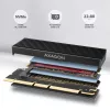 Axagon PCEM2-XS PCIe x16 - M.2 NVMe M-key slota adapteris ar pasīvu alumīnija radiatoru