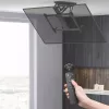 Griestu TV kronšteins MACLEAN MC-880T 32–70 collu televizoriem, maks. VESA 600x400, elektriska augstuma regulēšana, 35 kg ietilpība