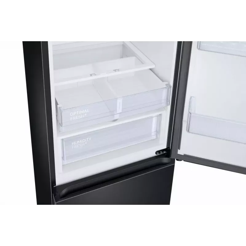 Ledusskapis ar saldētavu Samsung RB34C675EBN 350L, energoefektivitātes klase E