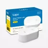 Ūdens noplūdes detektors TP-Link Tapo T300 Wi‑Fi, regulējama signalizācija 90 dB, IP67, baterija (2×AAA), nepieciešams centrmezgls