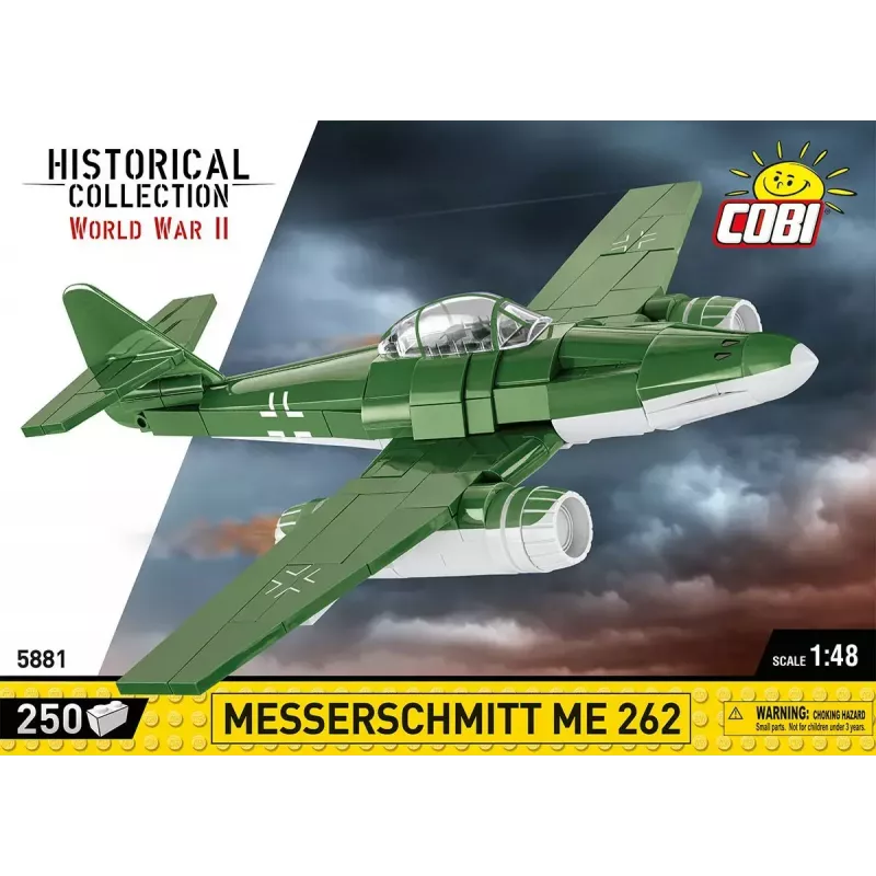 Konstrukcijas rotaļlieta Cobi Messerschmitt Me 262 modeļa komplekts ar 500 detaļām