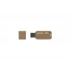 USB zibatmiņa GOODRAM UME3 64 GB, USB Type-A 3.2 Gen 1, lasīšanas ātrums 60 MB/s, rakstīšanas ātrums 20 MB/s, brūna