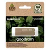 USB zibatmiņa GOODRAM UME3 64 GB, USB Type-A 3.2 Gen 1, lasīšanas ātrums 60 MB/s, rakstīšanas ātrums 20 MB/s, brūna