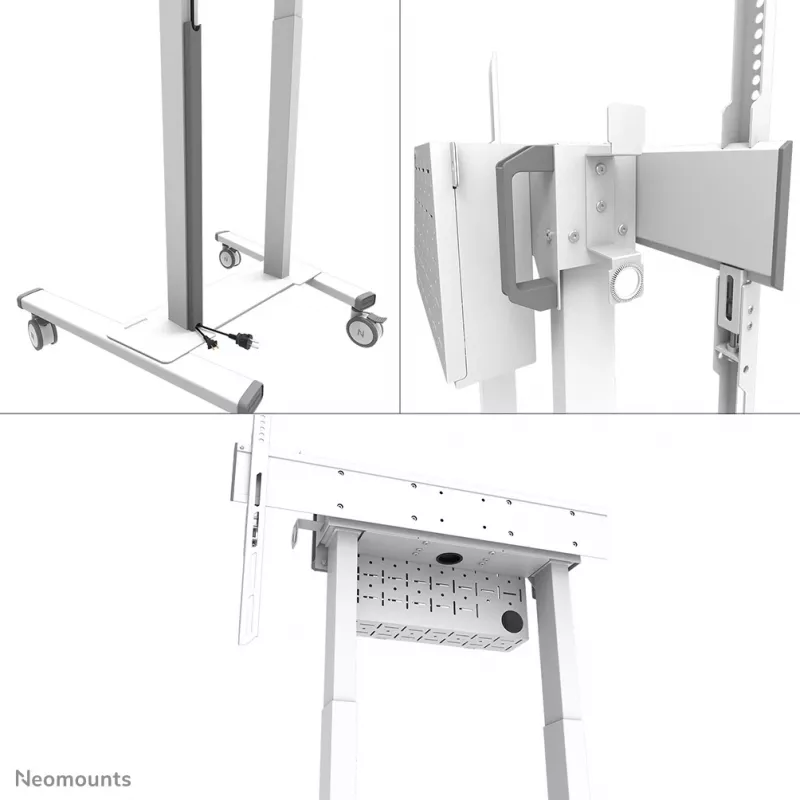 Neomounts FL55-875WH1 TV ratiņi 55-100 collas - motorizēti - TÜV