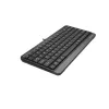 Vadu USB tastatūra A4Tech FStyler FK11 — kompakts standarta izkārtojums, angļu valodā, 12 karstie taustiņi, plaukstas balsts, 1,5 m kabelis