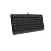 Vadu USB tastatūra A4Tech FStyler FK11 — kompakts standarta izkārtojums, angļu valodā, 12 karstie taustiņi, plaukstas balsts, 1,5 m kabelis