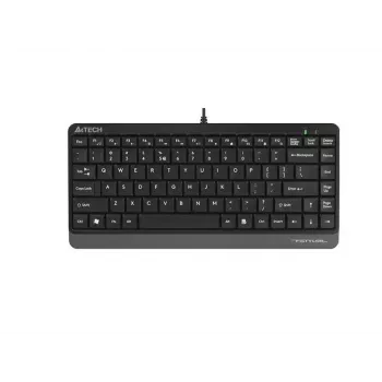 Vadu USB tastatūra A4Tech FStyler FK11 — kompakts standarta izkārtojums, angļu valodā, 12 karstie taustiņi, plaukstas balsts, 1,5 m kabelis