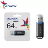 USB zibatmiņa ADATA C906 64 GB USB Type-A 2.0, melna, ar aizsargvāciņu savienotājam