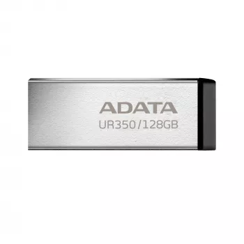 ADATA UR350 USB zibatmiņa 128 GB USB Type-A 3.2 Gen 1 (3.1 Gen 1) Melna, Sudraba