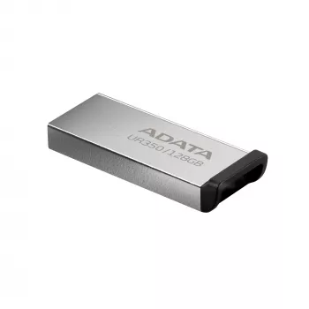 ADATA UR350 USB zibatmiņa 128 GB USB Type-A 3.2 Gen 1 (3.1 Gen 1) Melna, Sudraba