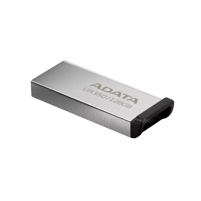 ADATA UR350 USB zibatmiņa 128 GB USB Type-A 3.2 Gen 1 (3.1 Gen 1) Melna, Sudraba