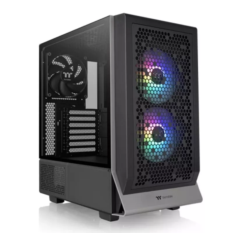 THERMALTAKE Ceres 300 TG ARGB vidustorņa korpuss - melns