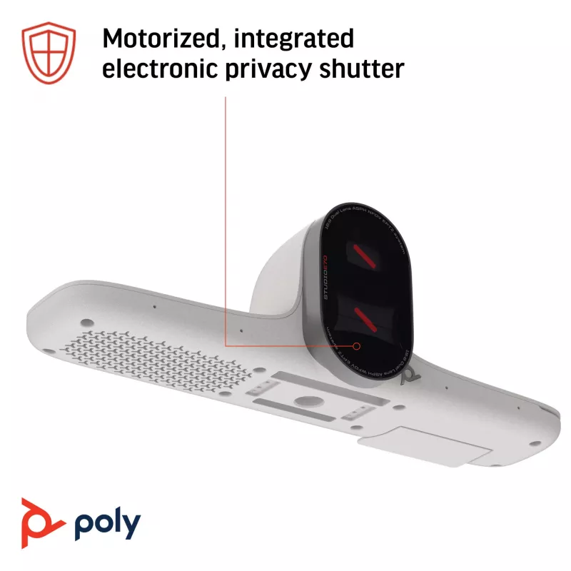 Smart Camera POLY Studio E70 20 MP 4K Ultra HD balta