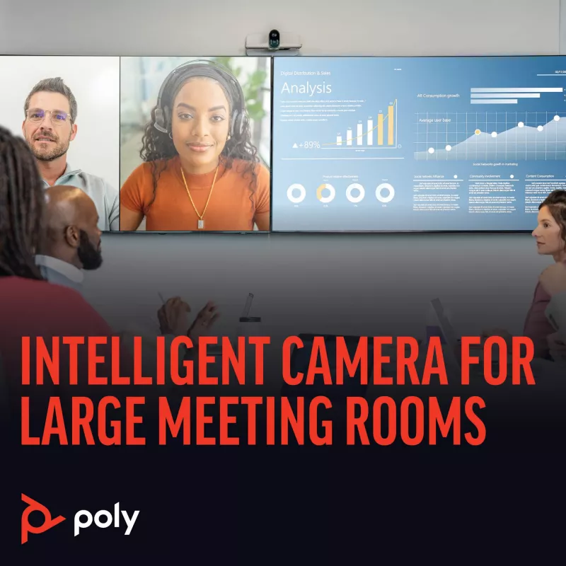 Smart Camera POLY Studio E70 20 MP 4K Ultra HD balta
