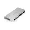 Zyxel XGS1010-12-ZZ0102F tīkla slēdzis Nepārvaldāms Gigabit Ethernet (10/100/1000) Pelēks