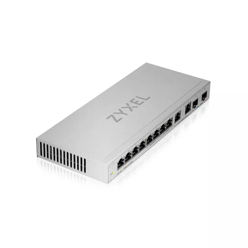 Zyxel XGS1010-12-ZZ0102F tīkla slēdzis Nepārvaldāms Gigabit Ethernet (10/100/1000) Pelēks