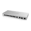 Zyxel XGS1010-12-ZZ0102F tīkla slēdzis Nepārvaldāms Gigabit Ethernet (10/100/1000) Pelēks