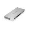 Zyxel XGS1010-12-ZZ0102F tīkla slēdzis Nepārvaldāms Gigabit Ethernet (10/100/1000) Pelēks