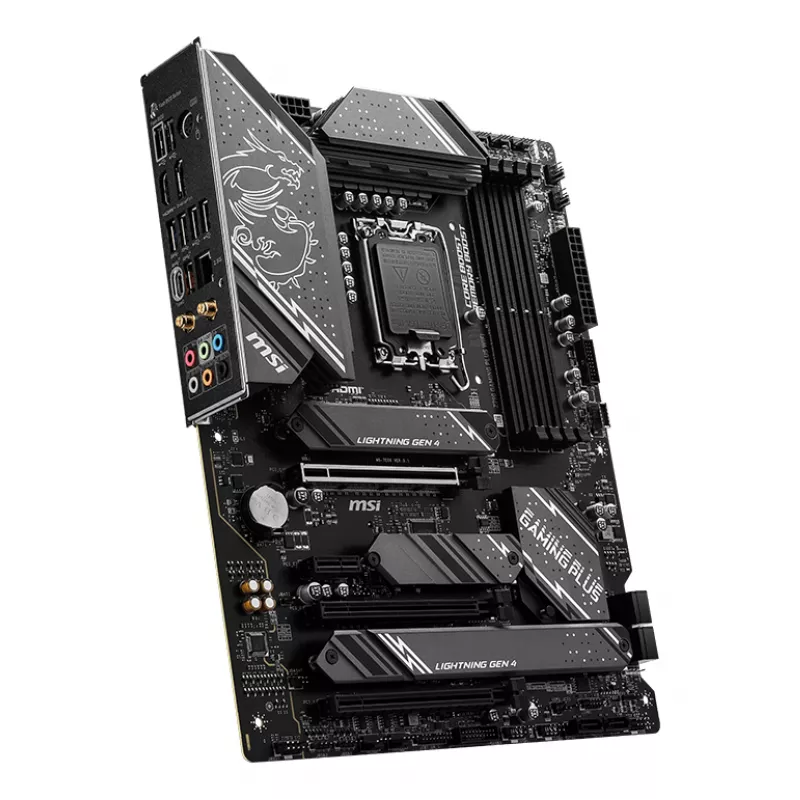 Mātesplate MSI Z790 GAMING PLUS WIFI — Intel Z790, LGA 1700 ATX, DDR5, 4x M.2, 2.5Gb LAN, Wi‑Fi 6, BT 5.3