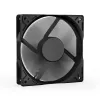 ENDORFY Zephyr 120 ventilators 12 cm melns 1100 RPM šķidruma dinamiskais gultnis