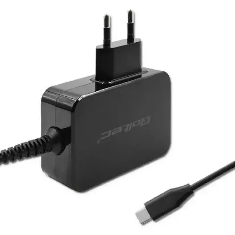 Lādētājs Qoltec 52385 Iekštelpu AC ātrā uzlāde 20V 3A Melns
