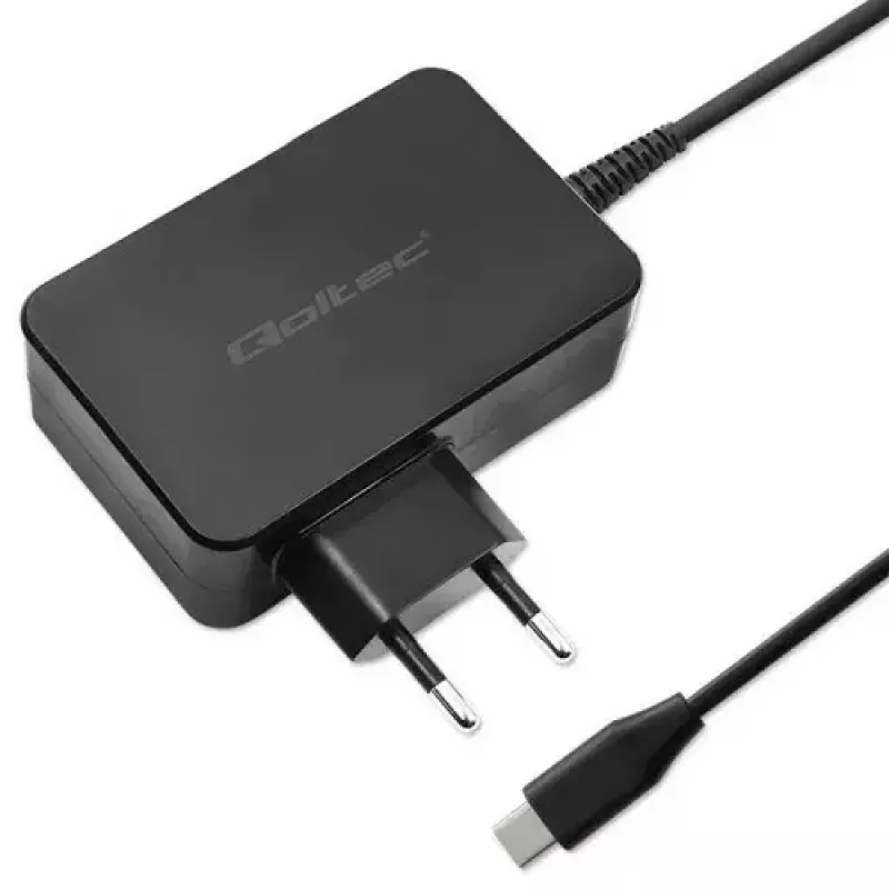 Lādētājs Qoltec 52388 Indoor Fast Charging 20V 5A Melns