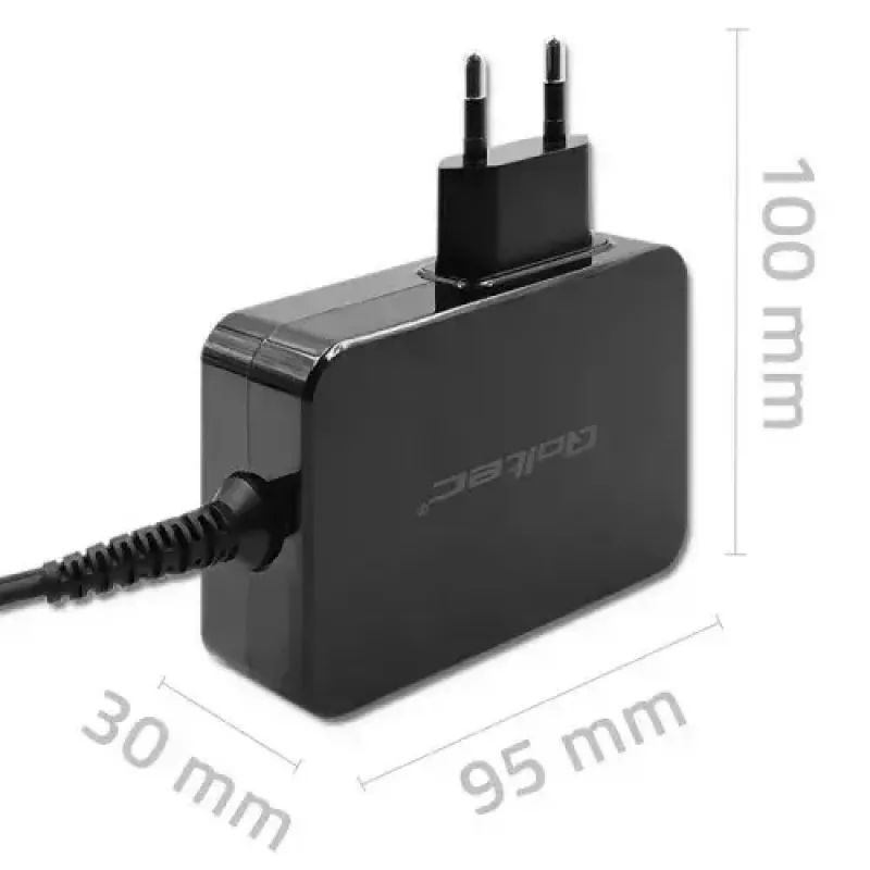 Lādētājs Qoltec 52388 Indoor Fast Charging 20V 5A Melns