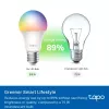 TP-Link Tapo viedā spuldze, daudzkrāsu, Matter, viedā spuldze, Wi-Fi/Bluetooth, balta, 802.11b, 802.11g, Wi-Fi 4 (802.11n), WPA-PSK, WPA2-PSK, WPA3-SAE, LED