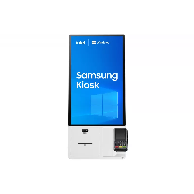 Samsung KM24C-3 Kioska dizains 61 cm (24 collas) LED 250 cd/m² Full HD Balts Skārienekrāns Iebūvēts procesors Windows 10 IoT Enterprise 16/7