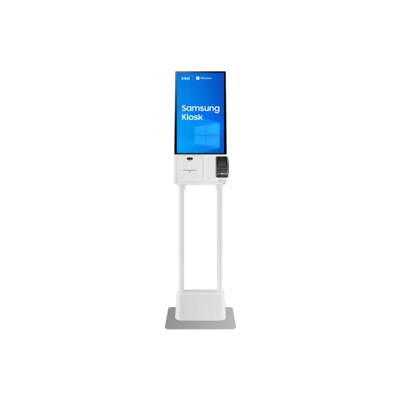 Samsung KM24C-3 Kioska dizains 61 cm (24 collas) LED 250 cd/m² Full HD Balts Skārienekrāns Iebūvēts procesors Windows 10 IoT Enterprise 16/7