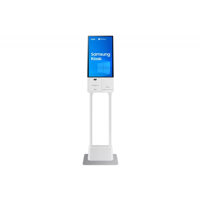 Samsung KM24C-3 Kioska dizains 61 cm (24 collas) LED 250 cd/m² Full HD Balts Skārienekrāns Iebūvēts procesors Windows 10 IoT Enterprise 16/7
