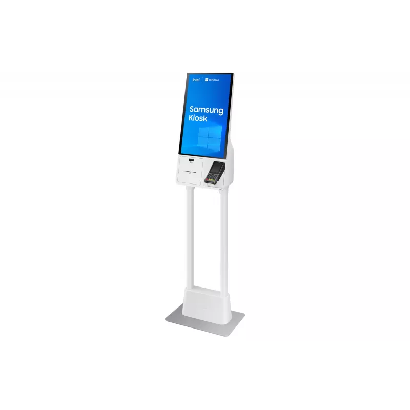 Samsung KM24C-3 Kioska dizains 61 cm (24 collas) LED 250 cd/m² Full HD Balts Skārienekrāns Iebūvēts procesors Windows 10 IoT Enterprise 16/7