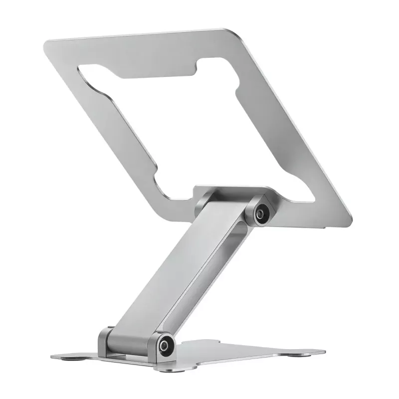 Portatīvā datora statīvs Gembird NBS-D1-03 Sudraba Alumīnija līdz 39,6 cm (15,6 collas), salokāms, augstums 60 mm, maks. slodze 5 kg