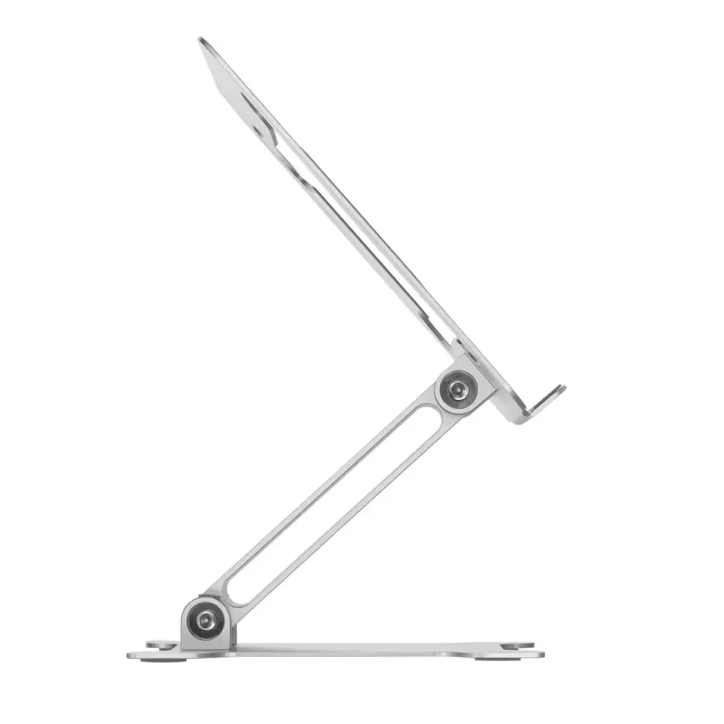 Portatīvā datora statīvs Gembird NBS-D1-03 Sudraba Alumīnija līdz 39,6 cm (15,6 collas), salokāms, augstums 60 mm, maks. slodze 5 kg