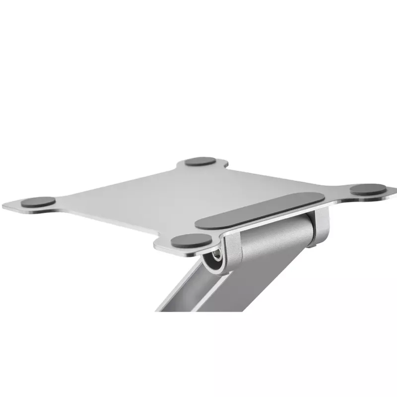 Portatīvā datora statīvs Gembird NBS-D1-03 Sudraba Alumīnija līdz 39,6 cm (15,6 collas), salokāms, augstums 60 mm, maks. slodze 5 kg