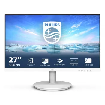 Monitors Philips V Line 271V8AW/00 27 collu Full HD IPS LCD, 1920×1080, 75 Hz, 4 ms, 250 cd/m², VESA 100×100, skaļruņi, HDMI un VGA