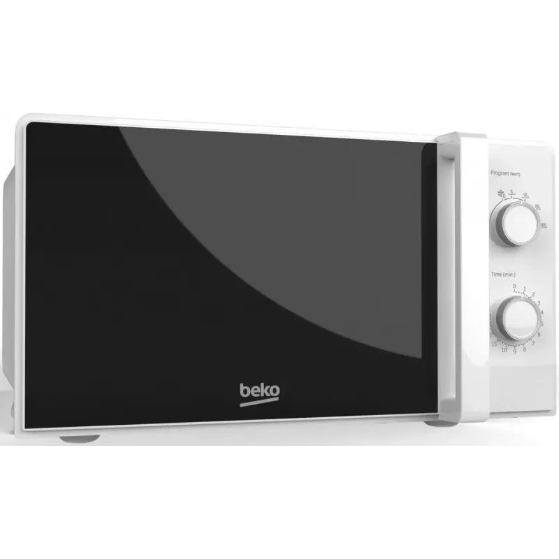Mikroviļņu krāsns BEKO MOC20100WFB — 700 W, 20 L, 245 mm grozāmais šķīvis, balta