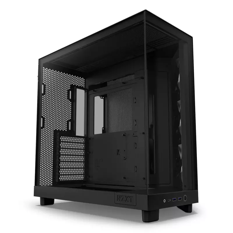 PC Case NZXT H6 Air Flow Midi Tower Melns