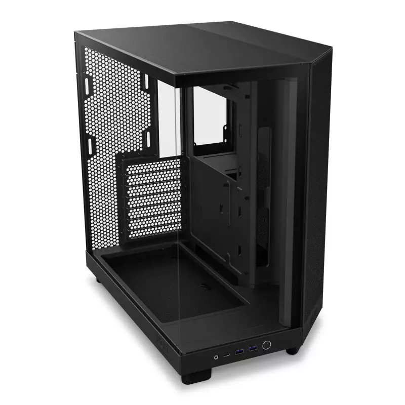 PC Case NZXT H6 Air Flow Midi Tower Melns