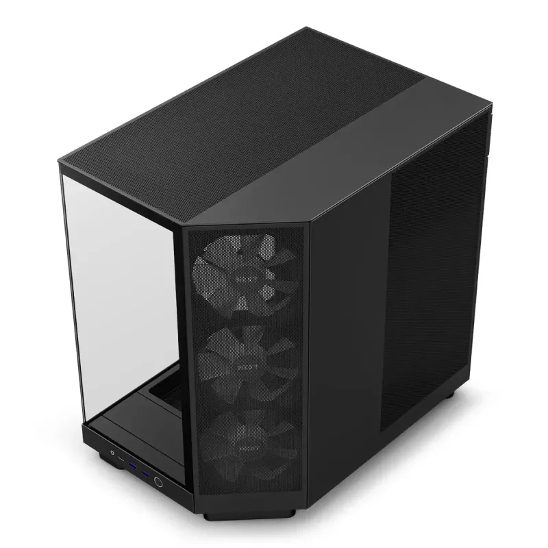 PC Case NZXT H6 Air Flow Midi Tower Melns