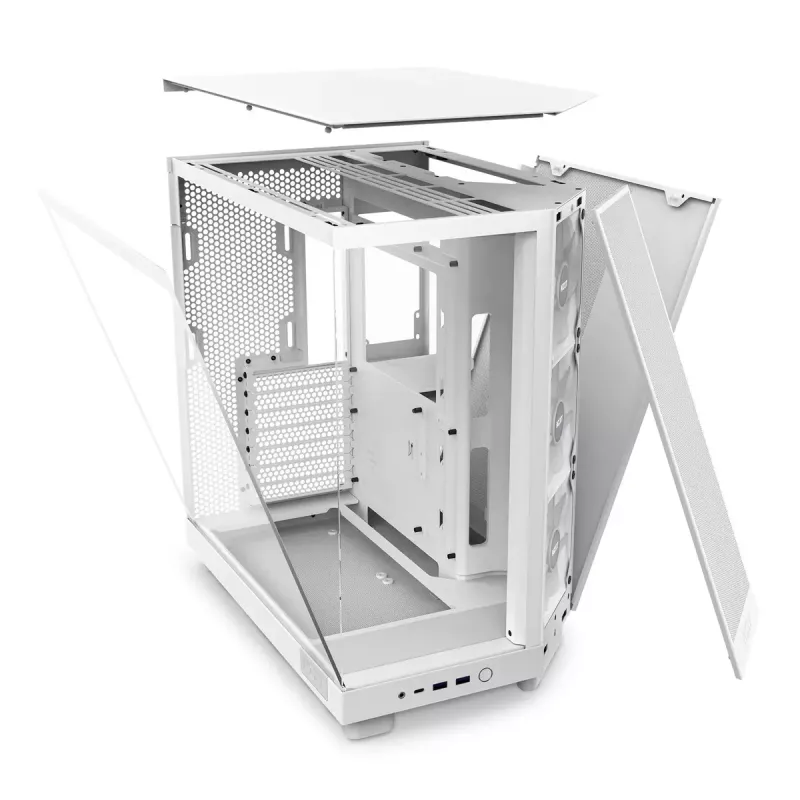 PC korpuss NZXT H6 Air Flow Midi Tower balts