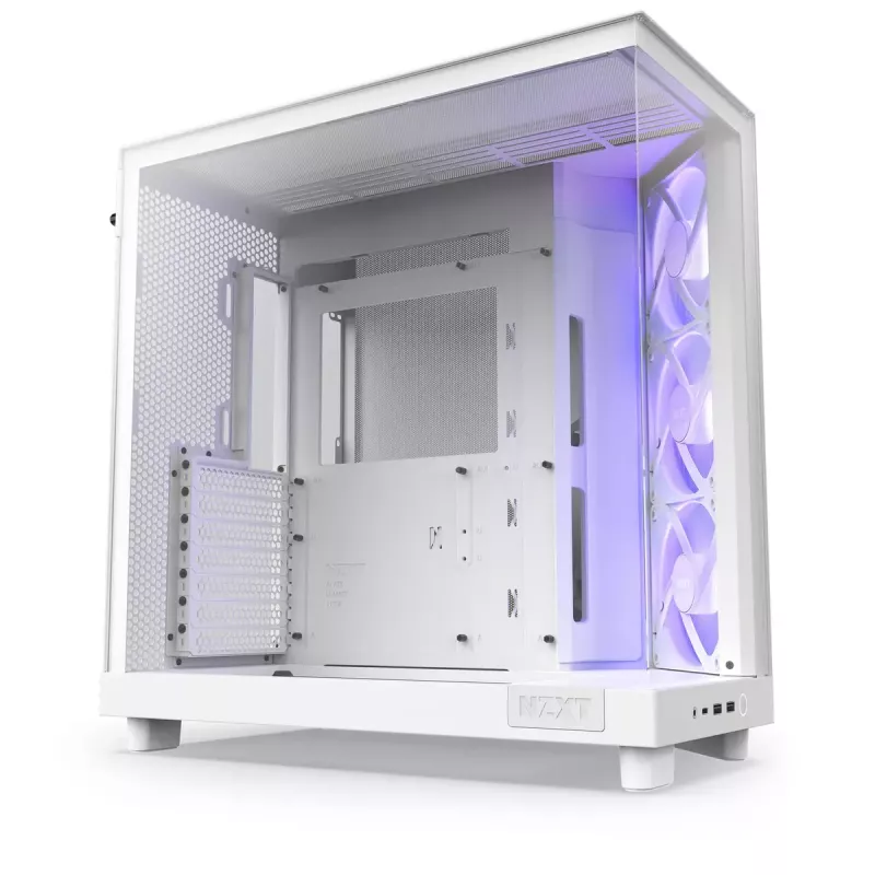 PC korpuss NZXT H6 Air Flow Midi Tower balts